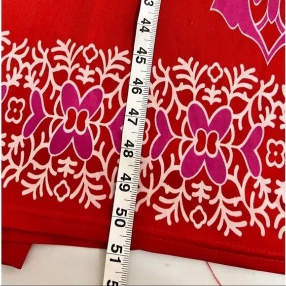 India Boutique Women's Plunge V Neck Maxi Dress Red Purple Size Small - Picture 8 of 12